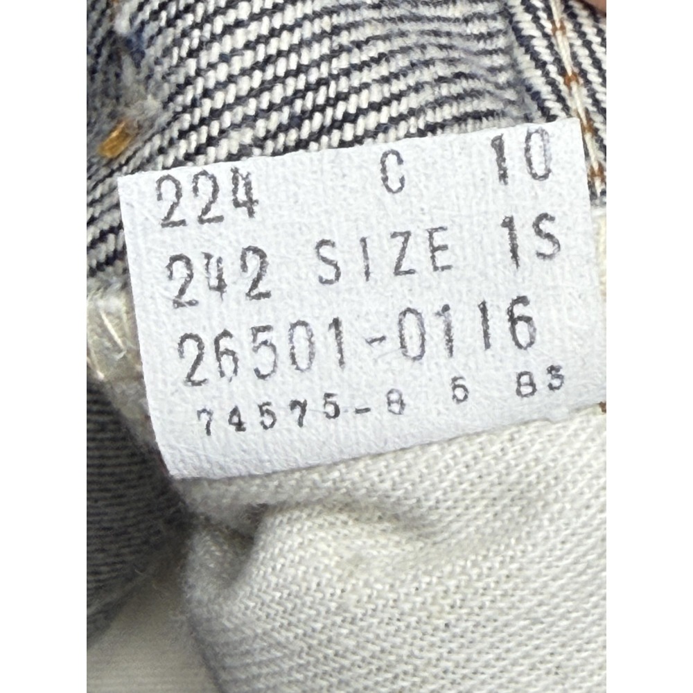 Vtg. Levi's 501, 26501-0116, USA, 1970s Comic Strip Wash Instruction, 24x33 - Picture 10 of 10